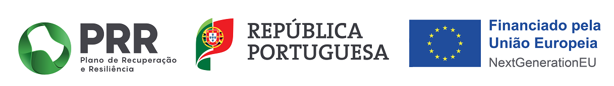 PRR – Plano de Recuperação e Resiliência | República Portuguesa | Financiado pela União Europeia – NextGenerationEU